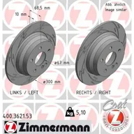 Tarcze hamulcowe - Zimmermann (OTTO GMBH) (OTTO GMBH) 400.3621.53 400.3621.53 - miniaturka - grafika 1