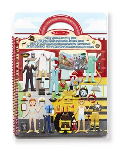 Melissa&Doug Wypukłe Naklejki Wielorazowe Zawody Melissa 000772194266 - Przybory szkolne - miniaturka - grafika 1