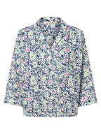 Bluzki damskie - Esprit Casual - Bluzka damska, wielokolorowy|biały|niebieski - miniaturka - grafika 1