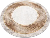 Dywany - Dywan do prania MIRO 51236.807 koło Marmur, grecki antypoślizgowy - beż / złoty beżowy koło 120 cm - miniaturka - grafika 1