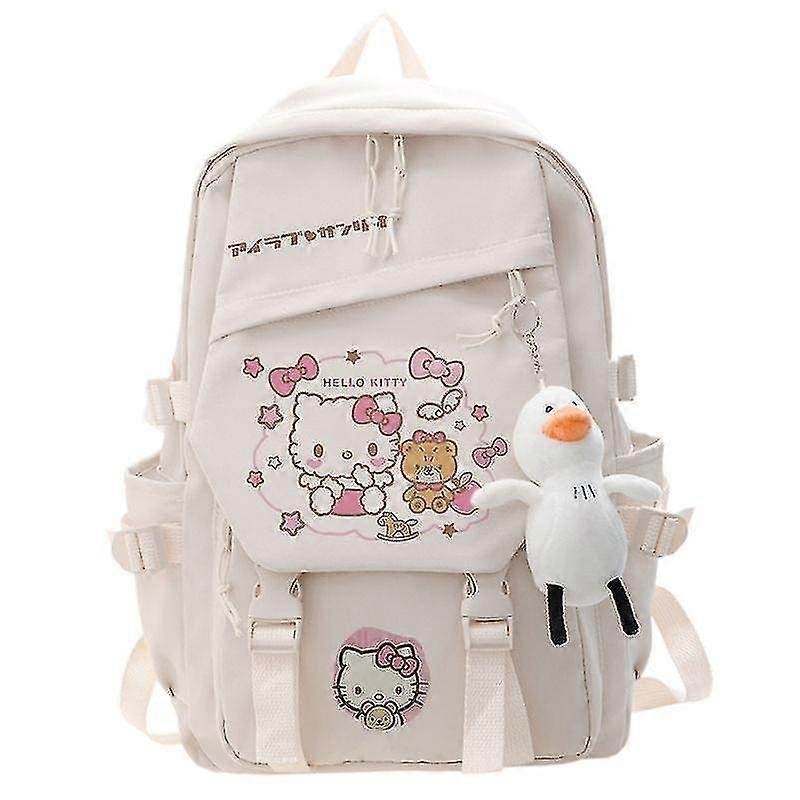 Kawaii Hello Kitty Plecaki Tornistry Dla Nastolatków Travedl Plecak Damskie Torby Anime Dla Dziewczynek Mochila Portfolio Do Szkoły Wysoka jakość w...