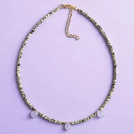 Naszyjniki - Basic choker : jasper & lavender - miniaturka - grafika 1