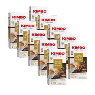 Kimbo ZESTAW Kawa mielona Aroma Gold 10x250g 9153-uniw - Kawa - miniaturka - grafika 1