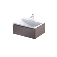 Szafki łazienkowe - Szafka łazienkowa pod umywalkę Oristo Brylant 60 cm brązowy mat OR36-SD1S-60-21R - miniaturka - grafika 1
