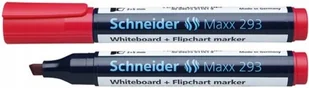 MARKER DO TABLIC SUCHOŚCIERALNYCH SCHNEIDER MAXX, CZERWONY, 10 SZTUK - Zakreślacze - miniaturka - grafika 1