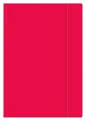 Teczki i skoroszyty - Interdruk Teczka z gumką A4+ jednokolorowa - czerwona TC25INT - miniaturka - grafika 1