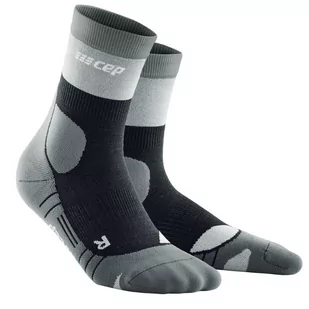 Skarpety do trekkingu damskie CEP Hiking z wełną merino kompresyjne krótkie - Skarpetki damskie - miniaturka - grafika 1