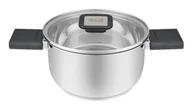 Garnki - Resto Kitchenware Anser 1,6 l Okrągły Czarny, Stal nierdzewna - miniaturka - grafika 1