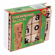 Klocki - Bączek Klocki drewniane ABC 1+ 4002339 - miniaturka - grafika 1