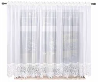 Firany - Firana gotowa Firany 160x500 cm Firanki z gipiura - miniaturka - grafika 1