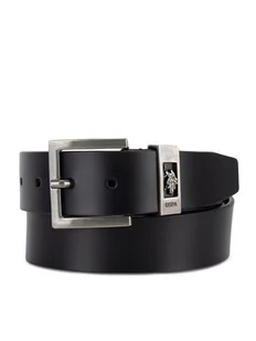 U.S. Polo Assn. Pasek WEUXT2521MHA Czarny - Paski - miniaturka - grafika 1