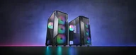 Obudowy komputerowe - COUGAR MX110 RGB PC Case, Mid tower, Black - miniaturka - grafika 1