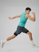 Spodenki męskie - 4F Spodenki treningowe szybkoschnące męskie - szare XL - miniaturka - grafika 1