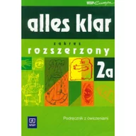 Książki do nauki języka niemieckiego - Alles klar 2A Podręcznik z ćwiczeniami + CD - Łuniewska Krystyna, Tworek Urszula, Wąsik Zofia - miniaturka - grafika 1