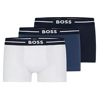 Kąpielówki męskie - BOSS Men's 3P Bold Trunk, Open Miscellaneous, XL, Open Miscellaneous - grafika 1