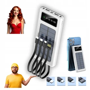 POWERBANK SOLARNY 200000mAh MINI SUPER SZYBKI DLA iPHONE SAMSUNG MEGA MOCNY - Powerbanki POWERBANK SOLARNY 200000mAh MINI SUPER SZYBKI DLA iPHONE SAMSUNG MEGA MOCNY - Powerbanki - miniaturka - grafika 1
