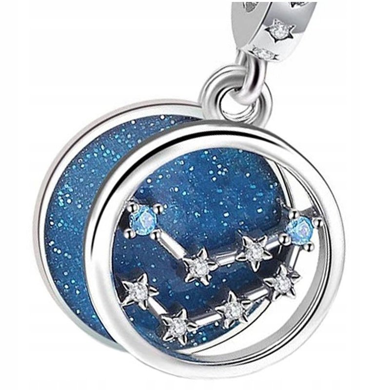 Charms Zawieszka Charms Znak Zodiaku Koziorożec Gwiazdy Charmsy Trusky