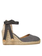 Espadryle damskie - Castañer Espadryle Carina/8/002 021642 Szary - miniaturka - grafika 1