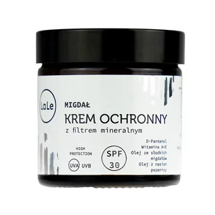La-Le, krem ochronny z filtrem mineralnym UVA/UVB - SPF 30, 60 ml - Kremy do twarzy - miniaturka - grafika 1
