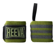 Pozostały sprzęt i akcesoria do ćwiczeń - Ściągacze na nadgarstki WRIST WRAPS REEVA (green) - miniaturka - grafika 1