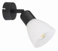 Lampy ścienne - Lampa ścienna/sufitowa, spot Malta 1, czarny/biały, 1x40W E14 - miniaturka - grafika 1