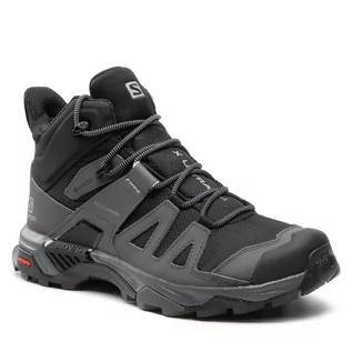 Buty trekkingowe damskie - Trekkingi SALOMON - X Ultra 4 Mid Gtx GORE-TEX 413834 26 M0 Black/Magnet/Pearl Blue - grafika 1