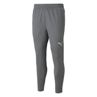 Spodnie męskie - Męskie Spodnie PUMA TEAMFINAL TRAINING PANTS SMOKED PEARL-PU 65738013 – Czarny - miniaturka - grafika 1