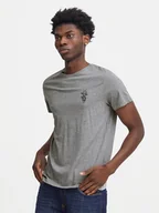 Koszulki męskie - Blend T-Shirt 20716511 Szary Regular Fit - miniaturka - grafika 1