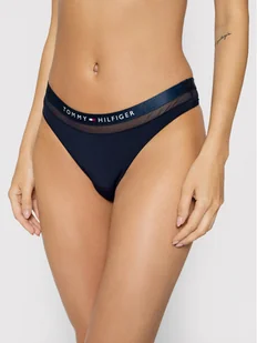 Tommy Hilfiger Stringi Thong UW0W00058 Granatowy - Majtki damskie - miniaturka - grafika 1