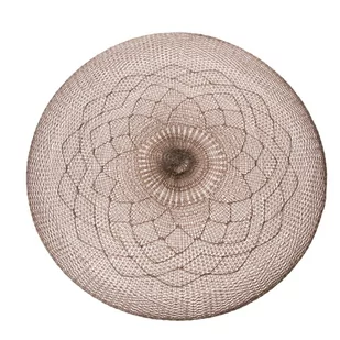 Brązowa plastikowa mata stołowa ø 38 cm – Dakls - Obrusy i serwetki - miniaturka - grafika 1