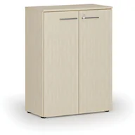 Szafy biurowe - Szafa biurowa z drzwiami PRIMO WOOD, 1087 x 800 x 420 mm, brzoza - miniaturka - grafika 1