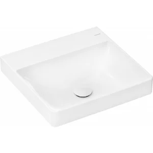 HANSGROHE 61013450 Xelu Q Mała umywalka wisząca 50x48 bez otworu na baterię, bez przelewu, SmartClean - Umywalki - miniaturka - grafika 1