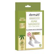 Pielęgnacja stóp - Dermokil Peeling Foot Mask peelingująca maska do stóp Clay&Hemp Oil 35ml - miniaturka - grafika 1