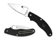 Scyzoryki - Spyderco UK Penknife Lightweight Black Slip Joint/Leaf Shape C94PBK - miniaturka - grafika 1