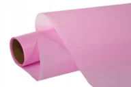 Folia, papier śniadaniowy, serwetki - Folio-papier celofanowa florystyczna rolka 9y 50 cm wzór MROŻONA RÓŻOWA - miniaturka - grafika 1