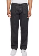 Spodnie męskie - Urban Classics Spodnie męskie Balloon Fit Jeans Black 28, czarny, 28 - miniaturka - grafika 1