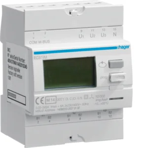 Hager Licznik energii elektrycznej 3-fazowy - Liczniki energii elektrycznej - miniaturka - grafika 1