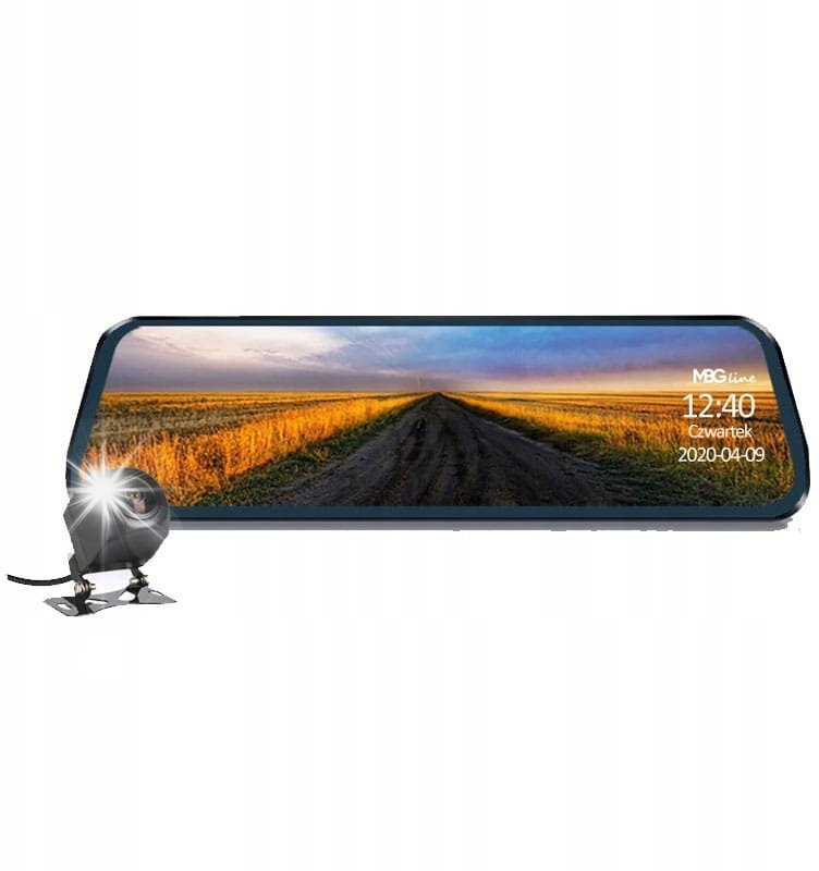 Mbg Line Kamera Rejestrator lusterko 2K+FHD HS900PRO SONY