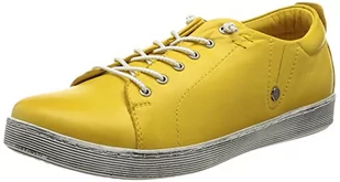 Andrea Conti Damskie sneakersy, żółty, 41 EU - Sneakersy damskie - miniaturka - grafika 1