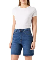 Spodenki damskie - VIJO HW MBD szorty/SU - NOOS, niebieski (medium blue denim), 42 - miniaturka - grafika 1