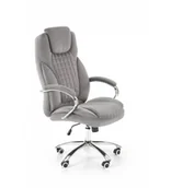 Fotele i krzesła biurowe - KING 2 fotel gabinetowy, tkanina popielaty - miniaturka - grafika 1