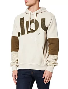Desigual Męska bluza Sweat_Amal, biały, XXL - Bluzy męskie - miniaturka - grafika 1