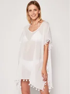 Sukienki - Seafolly Sukienka plażowa Amnesia 52162 Biały Regular Fit - miniaturka - grafika 1