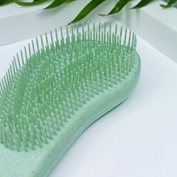 Yeye Szczotka BIO do włosów Mini biodegradowalna YEYE Zielony