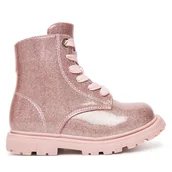 Buty dla dziewczynek - Trzewiki Tommy Hilfiger T1A5-34005-1237302 Różowy - miniaturka - grafika 1