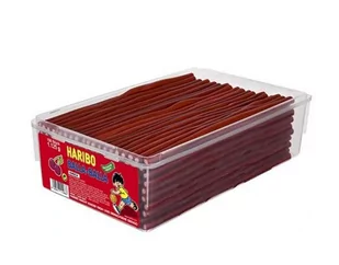 Haribo, żelki kable Balla Balla o smaku wiśniowym, 150 sztuk - Żelki - miniaturka - grafika 1