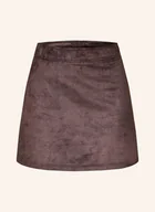 Spódnice - Guess Spódnica Camryn Z Imitacji Skóry braun - miniaturka - grafika 1