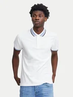 Koszulki męskie - Blend Polo 20716479 Biały Regular Fit - miniaturka - grafika 1