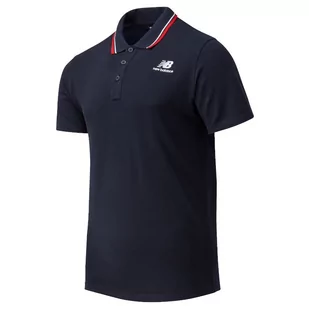 Koszulka New Balance MT01983ECL - granatowa - Koszulki sportowe męskie - miniaturka - grafika 1