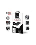 Szkła hartowane na telefon - 3MK Szkło hybrydowe FlexibleGlass Max Samsung A505 A50 czarny - miniaturka - grafika 1